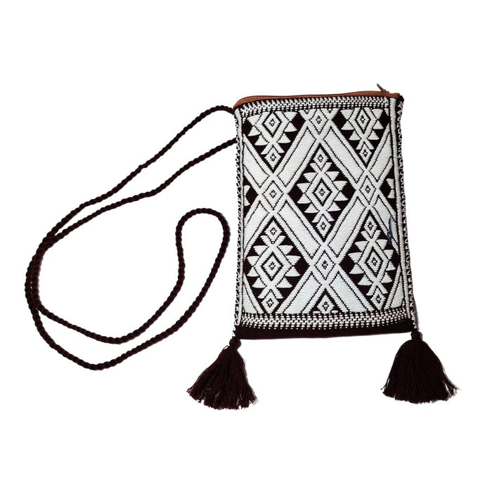 Bolsa Rectangular Tejida Artesanal Chiapaneca para Colgar
