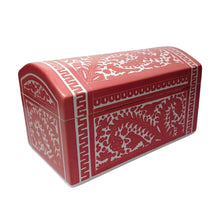Caja Olinalá Baúl Grande Rayado Vacío