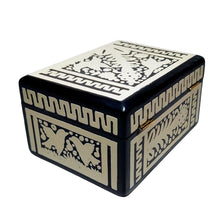Caja Olinalá Cigarrera Rayado