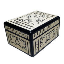 Caja Olinalá Cigarrera Rayado
