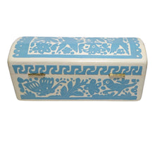 Caja Olinalá Esclavera Rectangular (Rayado)