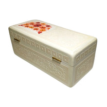 Caja Olinalá Esclavera Rectangular (Rayado)