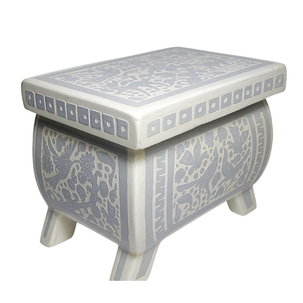 Caja Olinalá Marranita Chica Rayado Vacío