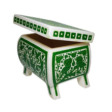 Caja Olinalá Marranita Chica Rayado Vacío