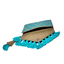 Cartera Clutch  Tejida Artesanal Chiapaneca 11 Pompones