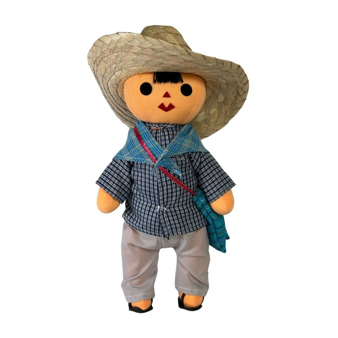 Muñeco Artesanal PANCHITO Articulado 28 cm. alto