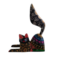 Alebrije Gato #2 Mediano  (Madera de Copal)