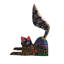 Alebrije Gato #2 Mediano  (Madera de Copal)