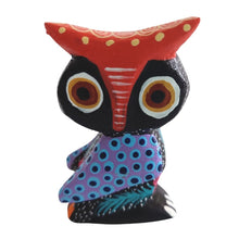 Alebrije Tecolote Chico  (Madera de Copal)