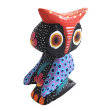 Alebrije Tecolote Chico  (Madera de Copal)