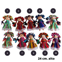 Muñeca Artesanal LELE Articulada 24 cm. alto