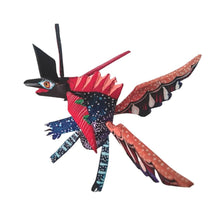 Alebrije Dragón #1 Oaxaca (Cara Negra/Cuerpo Multicolor)  (Madera de Copal)