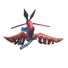 Alebrije Dragón #1 Oaxaca (Cara Negra/Cuerpo Multicolor)  (Madera de Copal)