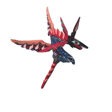 Alebrije Dragón #1 Oaxaca (Cara Negra/Cuerpo Multicolor)  (Madera de Copal)
