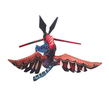 Alebrije Dragón #1 Oaxaca (Cara Negra/Cuerpo Multicolor)  (Madera de Copal)