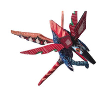 Alebrije Dragón #1 Oaxaca (Cara Negra/Cuerpo Multicolor)  (Madera de Copal)