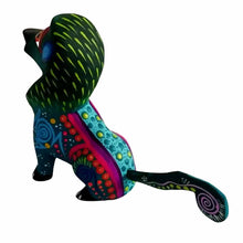 Alebrije León Azul Taller Jacobo y María Ángeles (Madera de Copal)