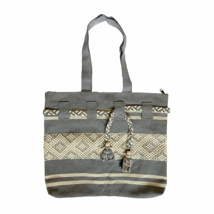 OxM.Mx Bolsa Tote artesania mexicana elaborada en Telar de Cintura Oaxaca