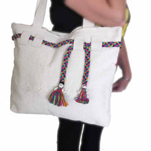 OxM.Mx Bolsa Tote artesania mexicana elaborada en Telar de Cintura Oaxaca