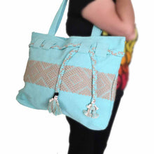 OxM.Mx Bolsa Tote artesania mexicana elaborada en Telar de Cintura Oaxaca