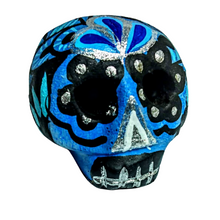 Alebrije Calaverita Mini Grecas  (Madera de Copal)