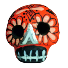 Alebrije Calaverita Mini Grecas  (Madera de Copal)