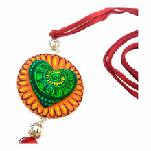 Collar Corazón Alebrije modelo Sagrado Corazón Doble Vista Taller Jacobo y María Ángeles