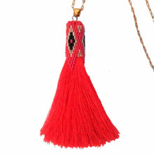 Collar Mota Multicolor Miyuki con cadena