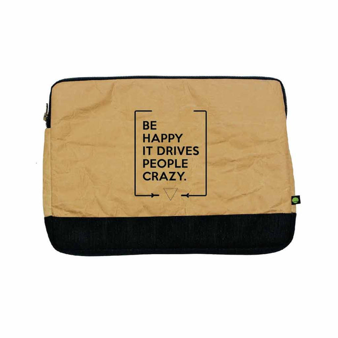 OxM.Mx funda para laptop o gadget sustentable elaborado con merma de sacos de cemento