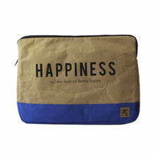 OxM.Mx funda para laptop o gadget sustentable elaborado con merma de sacos de cemento