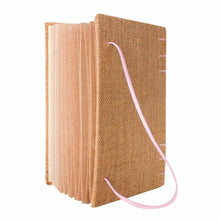 Libreta Artesanal con decorado en Yute y Papel Amate (Pintado a Mano)