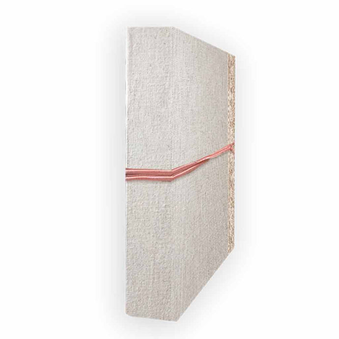 Libreta Artesanal Ejecutiva Yute Blanca