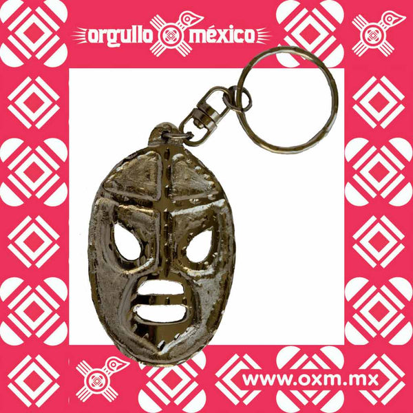 Llavero Máscara Hijo del Santo, El Enmascarado de Plata, producto original HDS