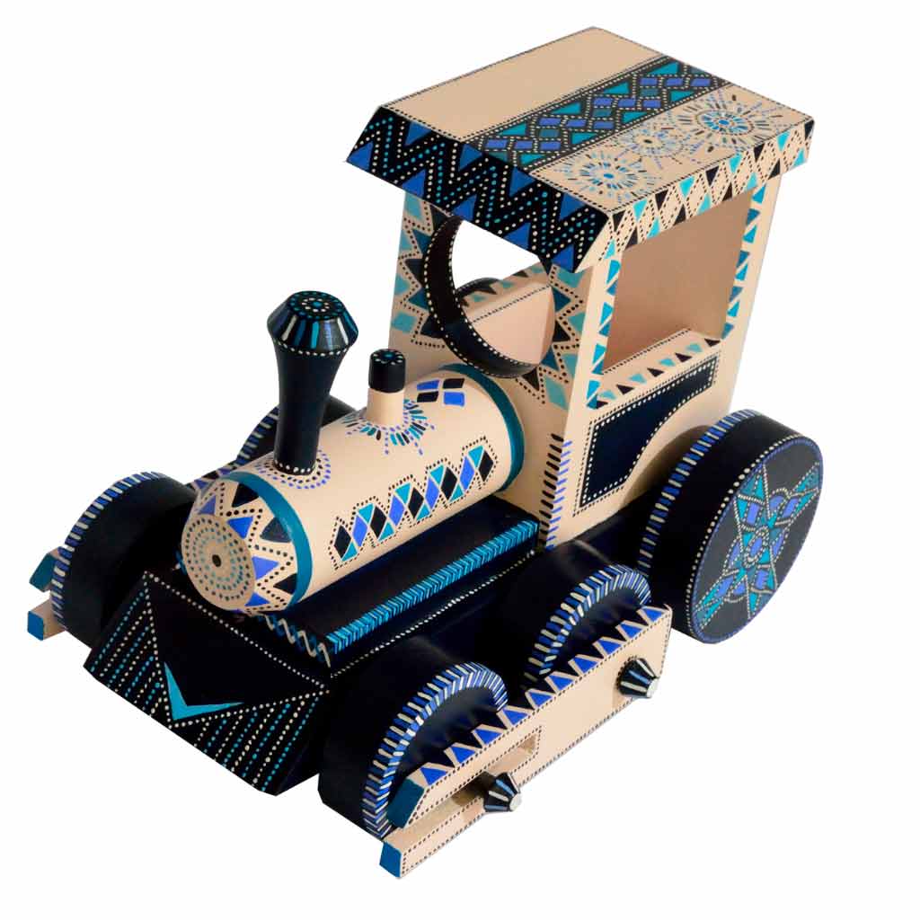 Locomotora de madera