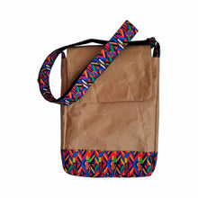 OxM.Mx funda mochila mensajera para laptop o gadget sustentable elaborado con merma de sacos de cemento