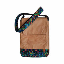 OxM.Mx funda mochila mensajera para laptop o gadget sustentable elaborado con merma de sacos de cemento