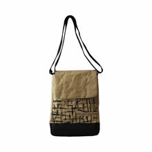 OxM.Mx funda mochila mensajera para laptop o gadget sustentable elaborado con merma de sacos de cemento