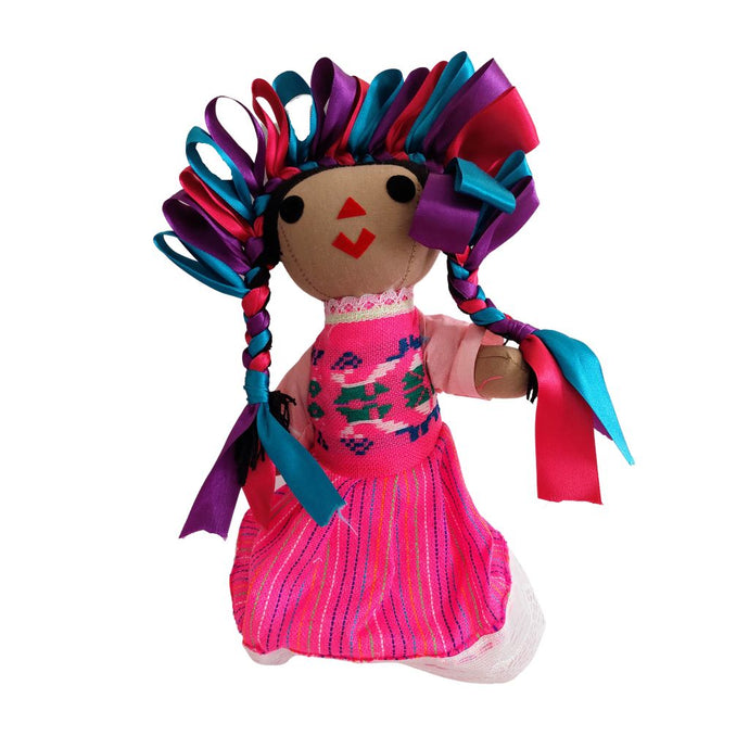Muñeca Artesanal LELE Articulada 30 cm. alto