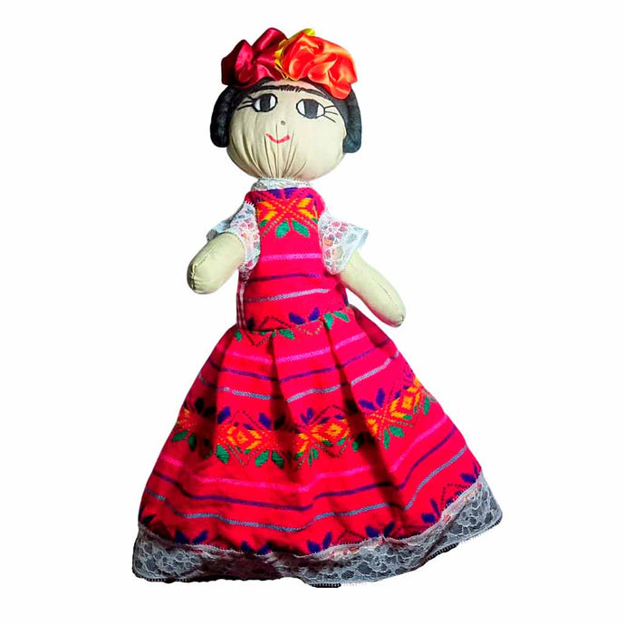 Muñeca Artesanal Mixteca Frida Grande