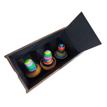 Trompo USB Set de 3 Pzas. en Caja MDF