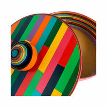 Tortillero Multicolor (técnica serpentina)