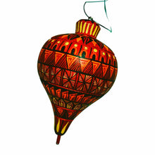 Trompo Alebrije Grecas  (Madera de Copal)