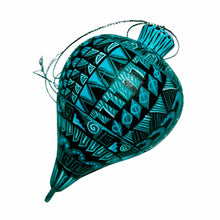 Trompo Alebrije Grecas  (Madera de Copal)