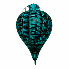 Trompo Alebrije Grecas  (Madera de Copal)