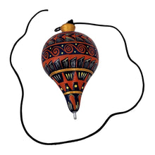 Trompo Alebrije Grecas  (Madera de Copal)