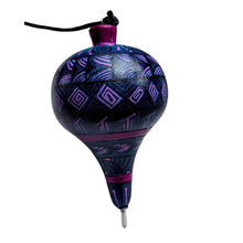 Trompo Alebrije Grecas  (Madera de Copal)