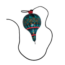 Trompo Alebrije Grecas  (Madera de Copal)
