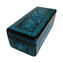 Caja Olinalá Lapicera (Negro / Azul)