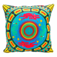 Cojín Mandala Huichol (Colores)