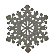 juego de manteles navideños con diseño de copo de nieve OxM.Mx